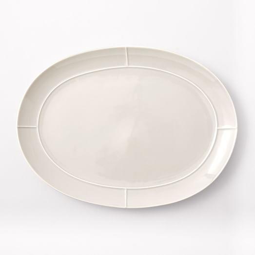 Seam Serveware Platter - White