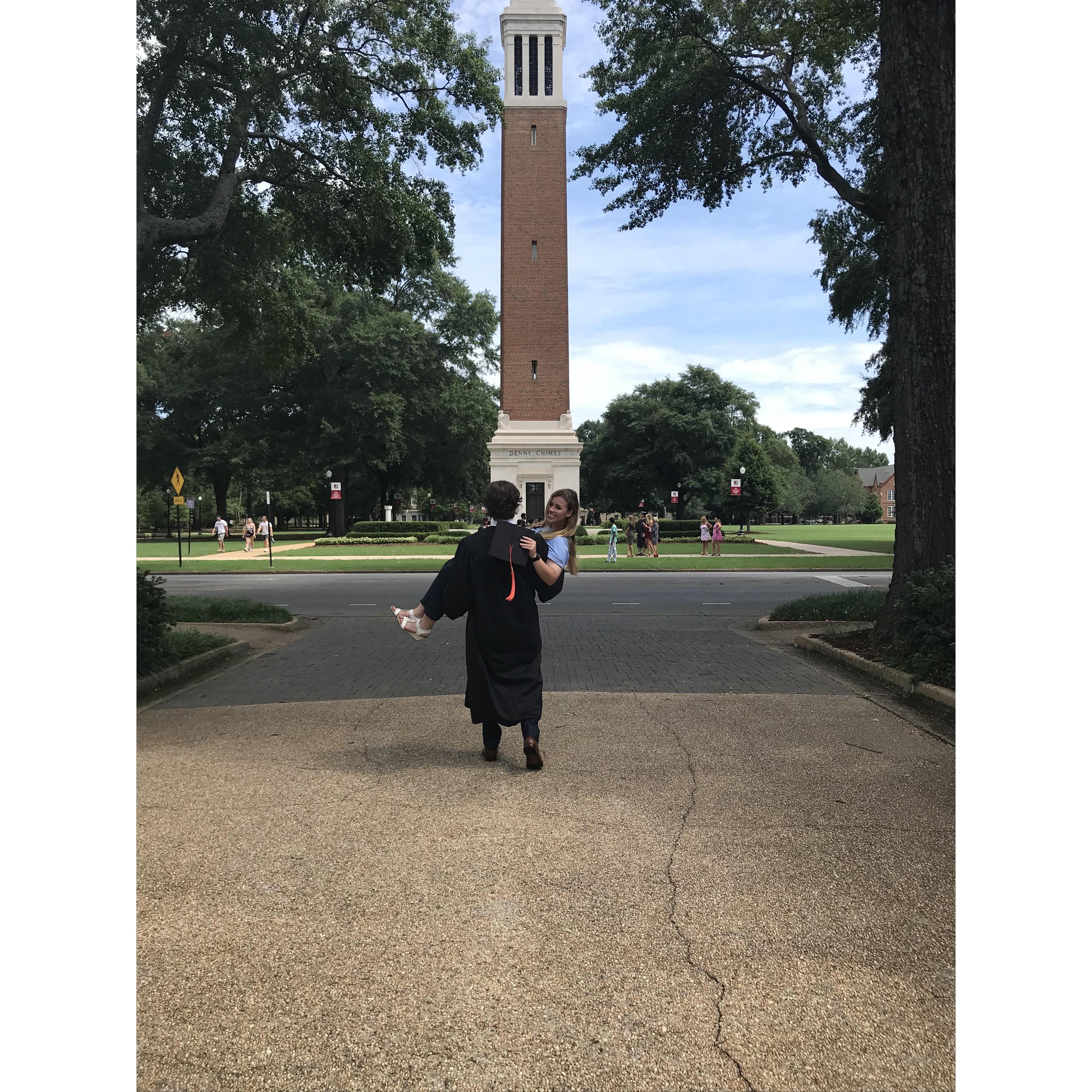 Sam's undergraduate graduation