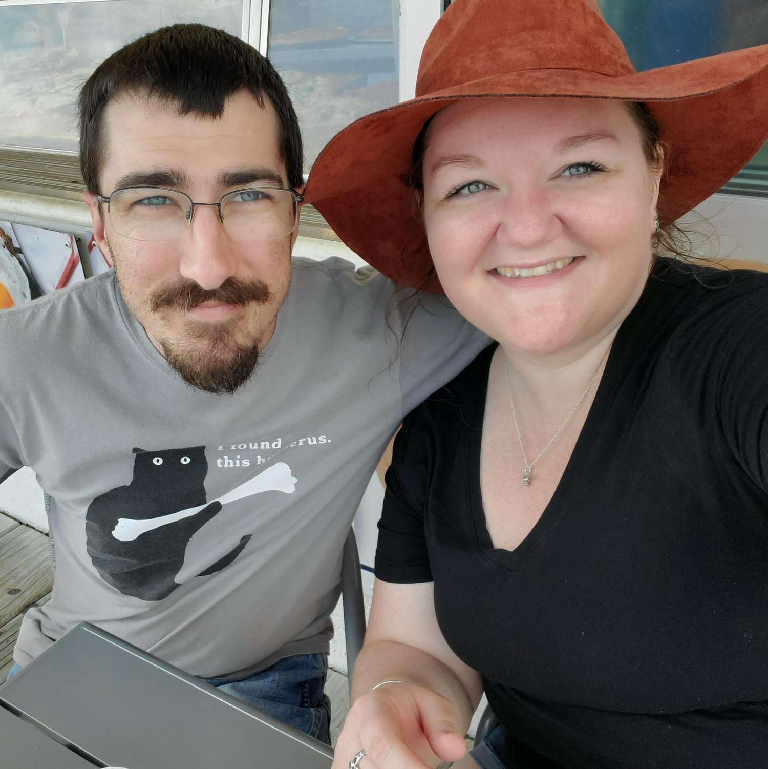 Tim and Amanda on the Boardwalk in Ocean City, NJ, June 2023.