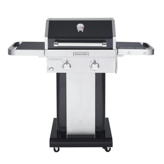 2-Burner Propane Gas Grill in Black