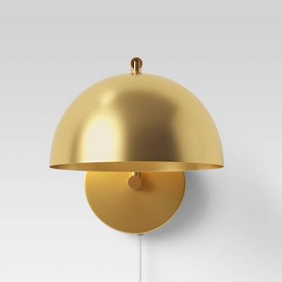Valencia LED Sconce Lamp Brass (Includes Energy Efficient Light Bulb)- Project 62&#8482;