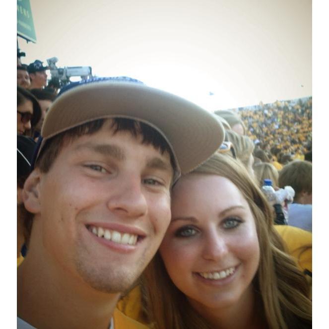 This was one of the first pictures of us together at one of the many MSU football games we went to together over the years