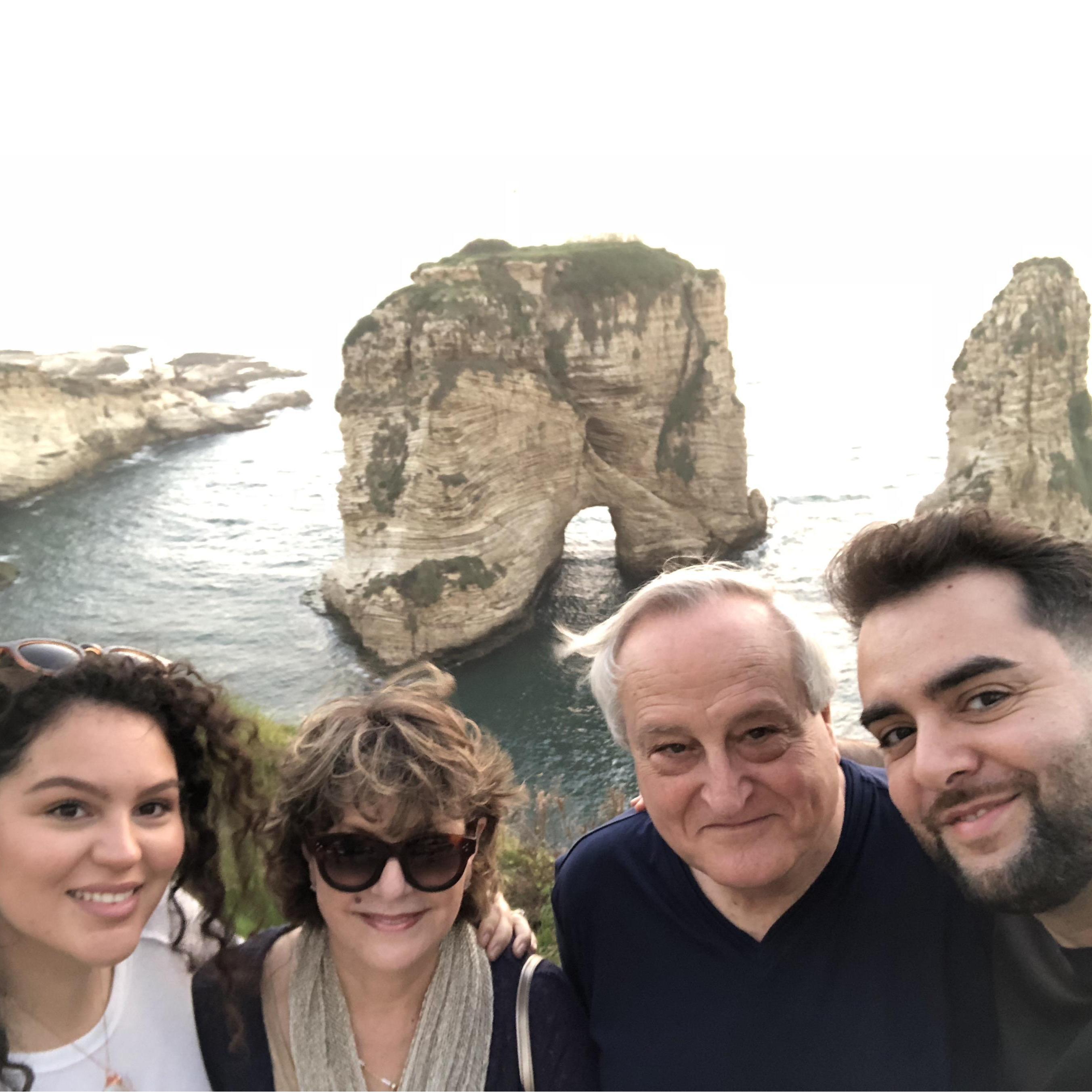 ~The Fam together at "Pigeon Rock", Raouche, Beirut Lebanon!~