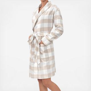 Women's Organic Flannel Robe