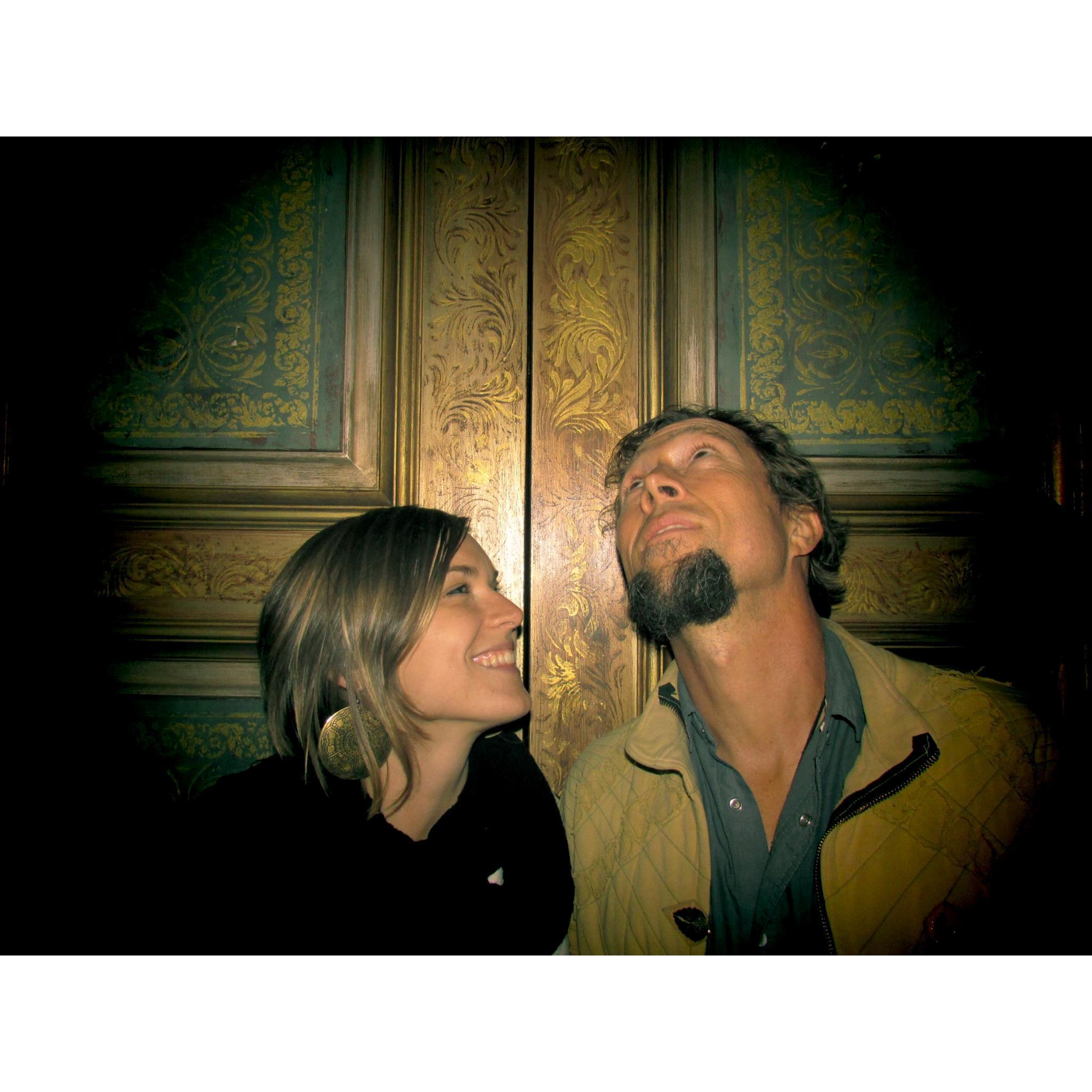 We were exploring the Hollywood Hills upon first moving to LA when this mysterious photo was taken. {Oct. 2016}