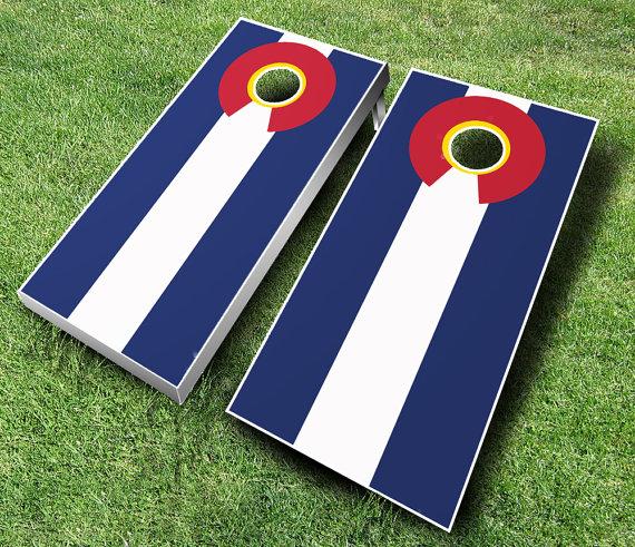 Colorado Flag Cornhole Set