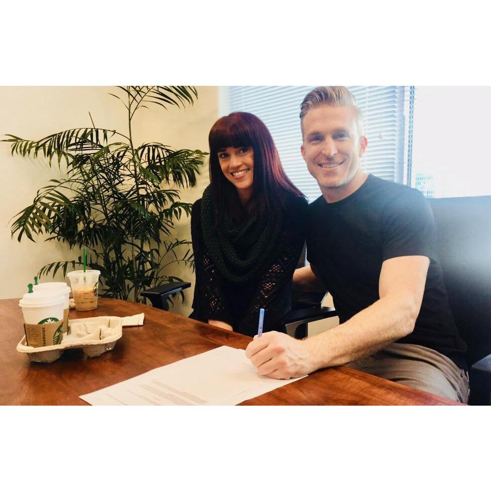 The day we bought our first home!