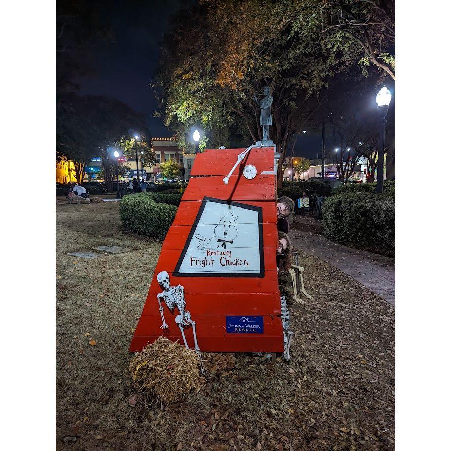We got engaged in Marietta square two Halloweens ago!