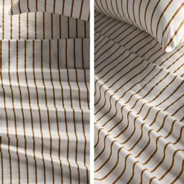 Organic Cotton Sateen Printed Queen Sheet Set