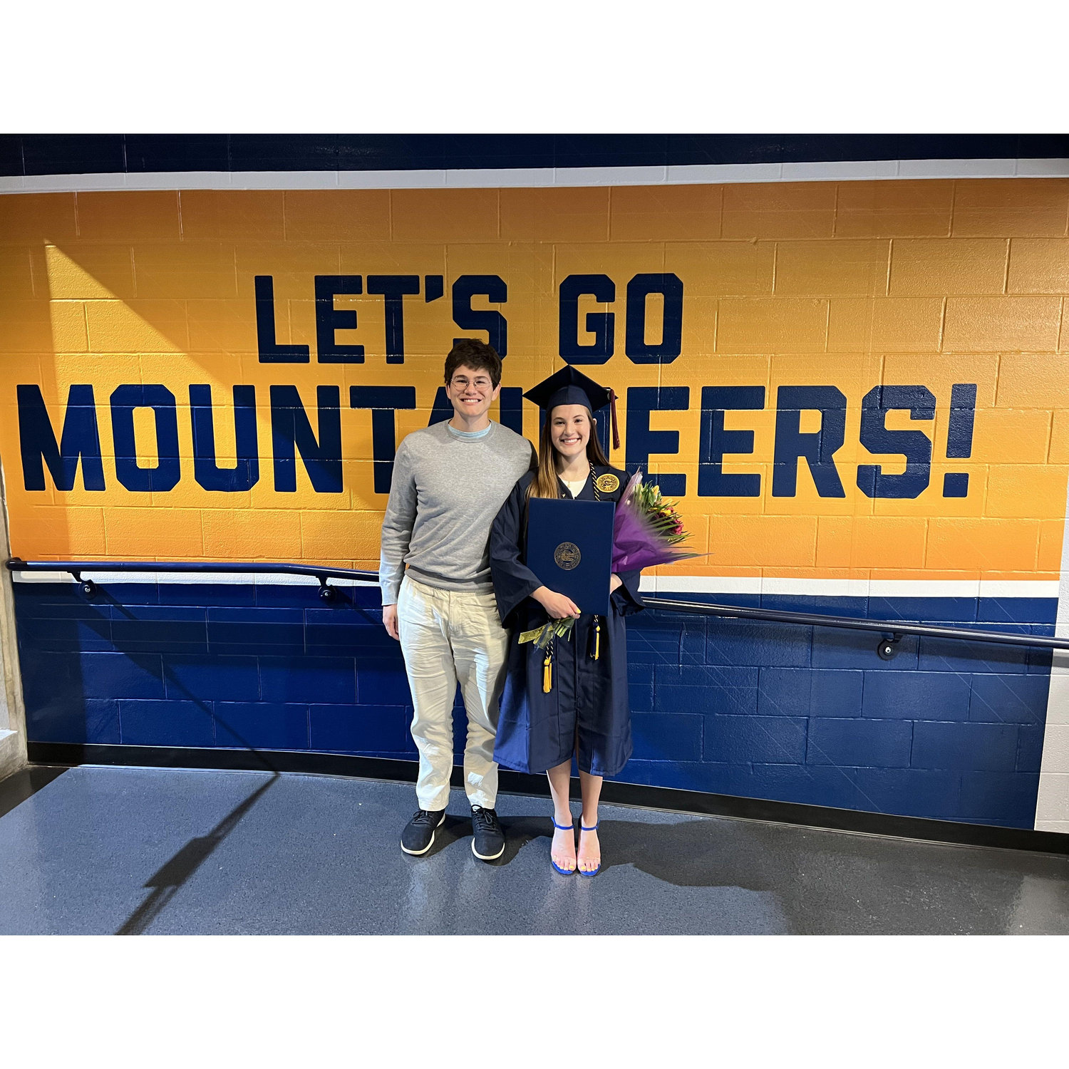 Rachel's college graduation.