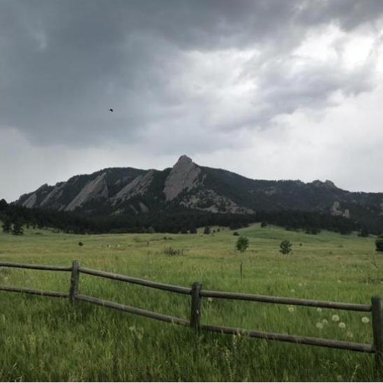 The first time Caroline met Taylor's family - we went hiking in Boulder & got caught in a DOWNPOUR.