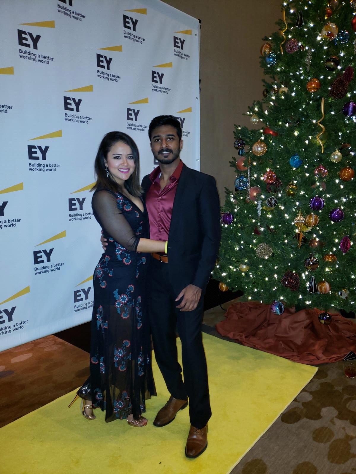 First Christmas Party
