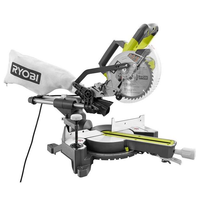 Ryobi 10 Amp 7-1/4 Inch Sliding Miter Saw TSS701 (Certified Refurb)