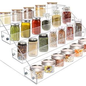 4 Tier Clear Vertical Rack for Cabinet & Countertop