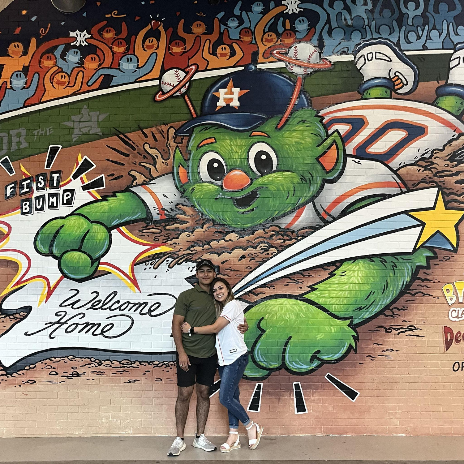 Our first Astros game together.