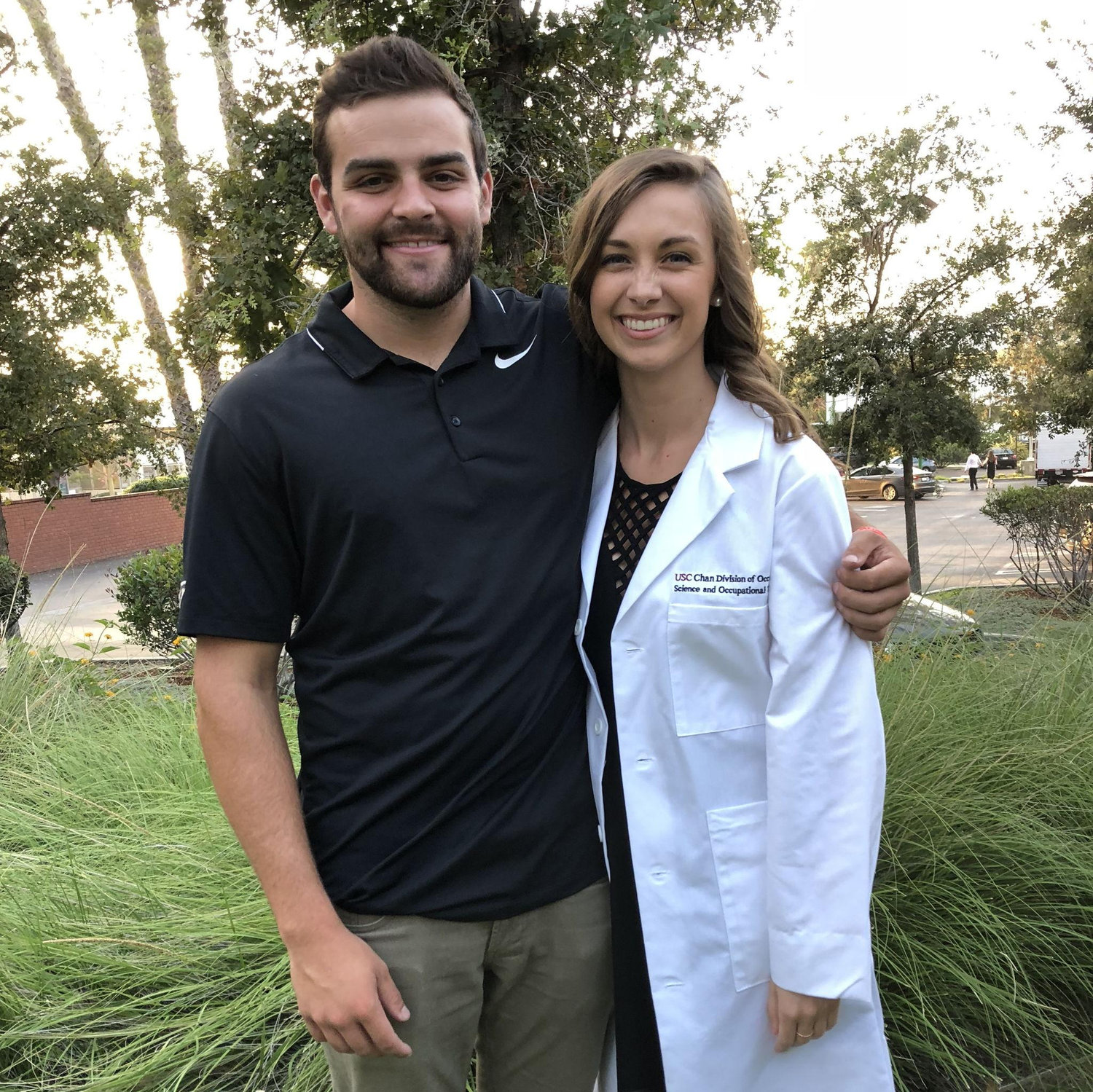 Katelyn's white coat ceremony