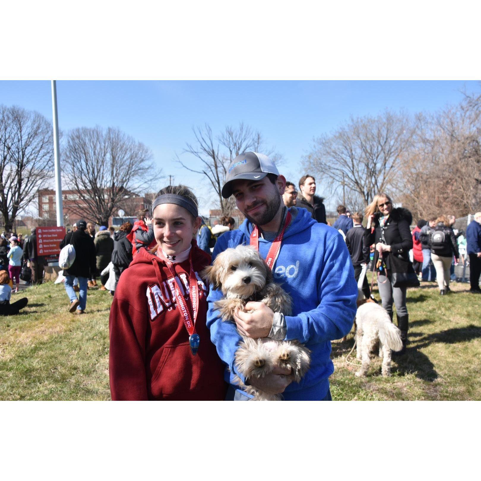 Post run with our girl! - March 2018