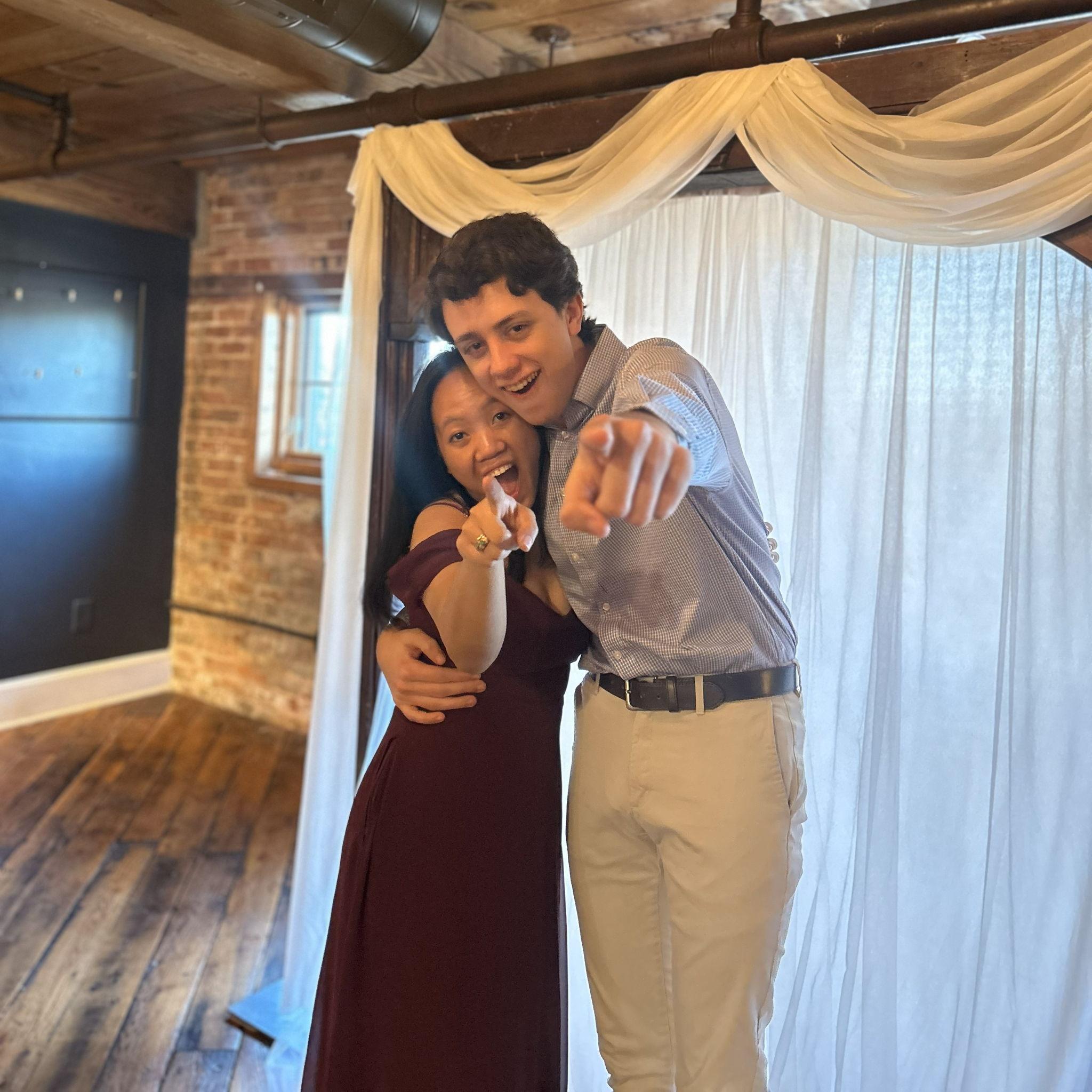 Celebrated Joy's brother's wedding & ate the night away!