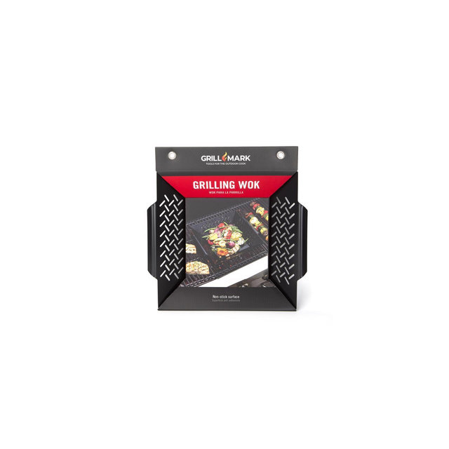 Grill Mark Steel Wok Topper 12 in. L X 12 in. W 1 pk
