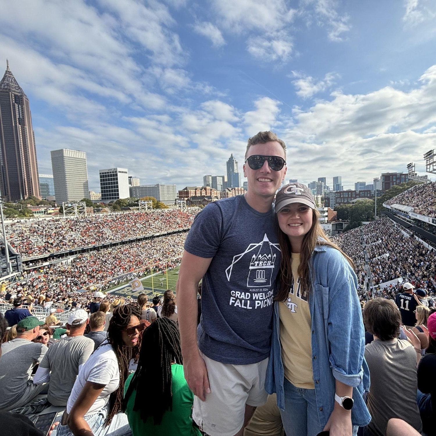 Watching Georgia Tech play football, go Jackets!