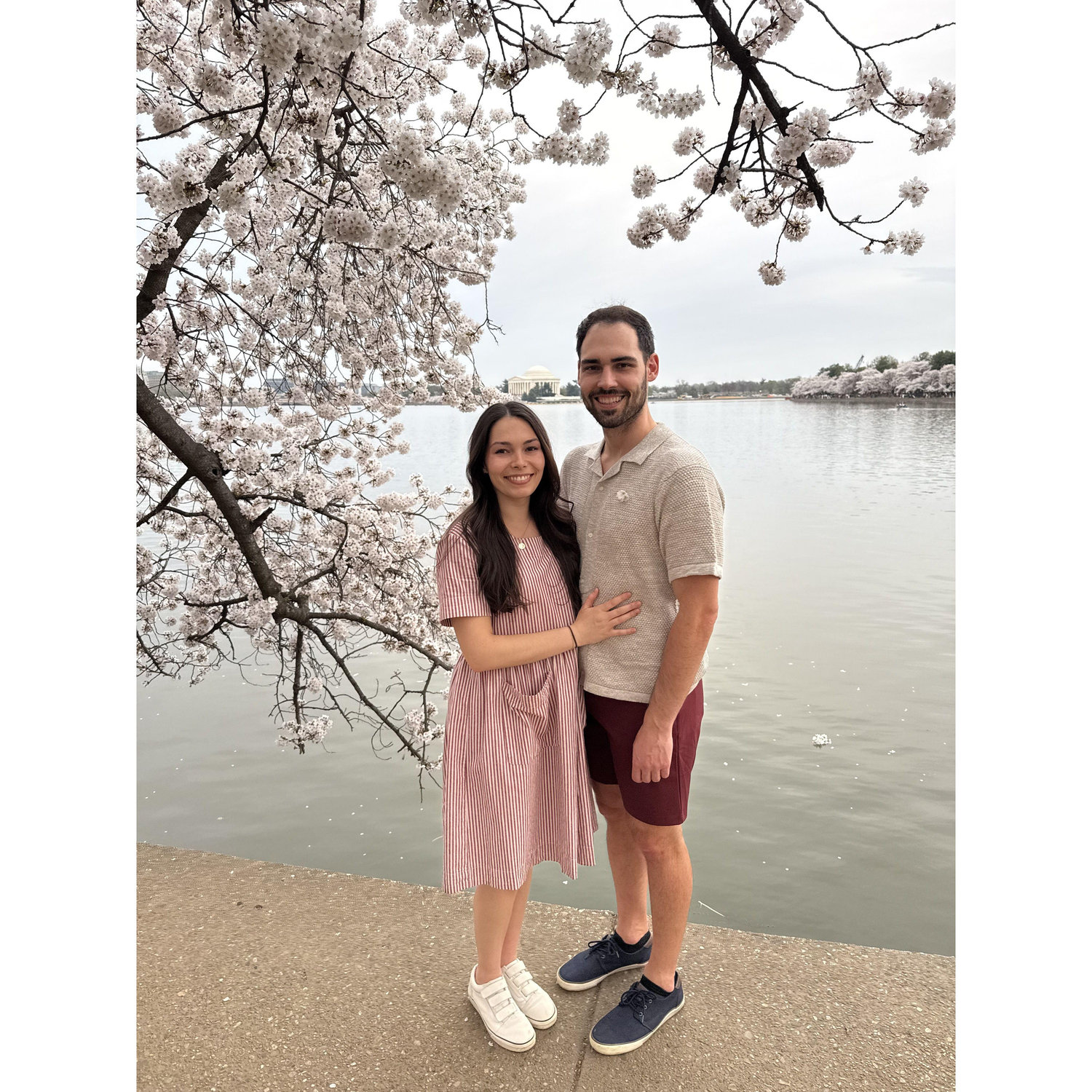 keeton came to visit me almost every month for the first year of our relationship. one of his visits ended up being right at the peak of cherry blossom season!