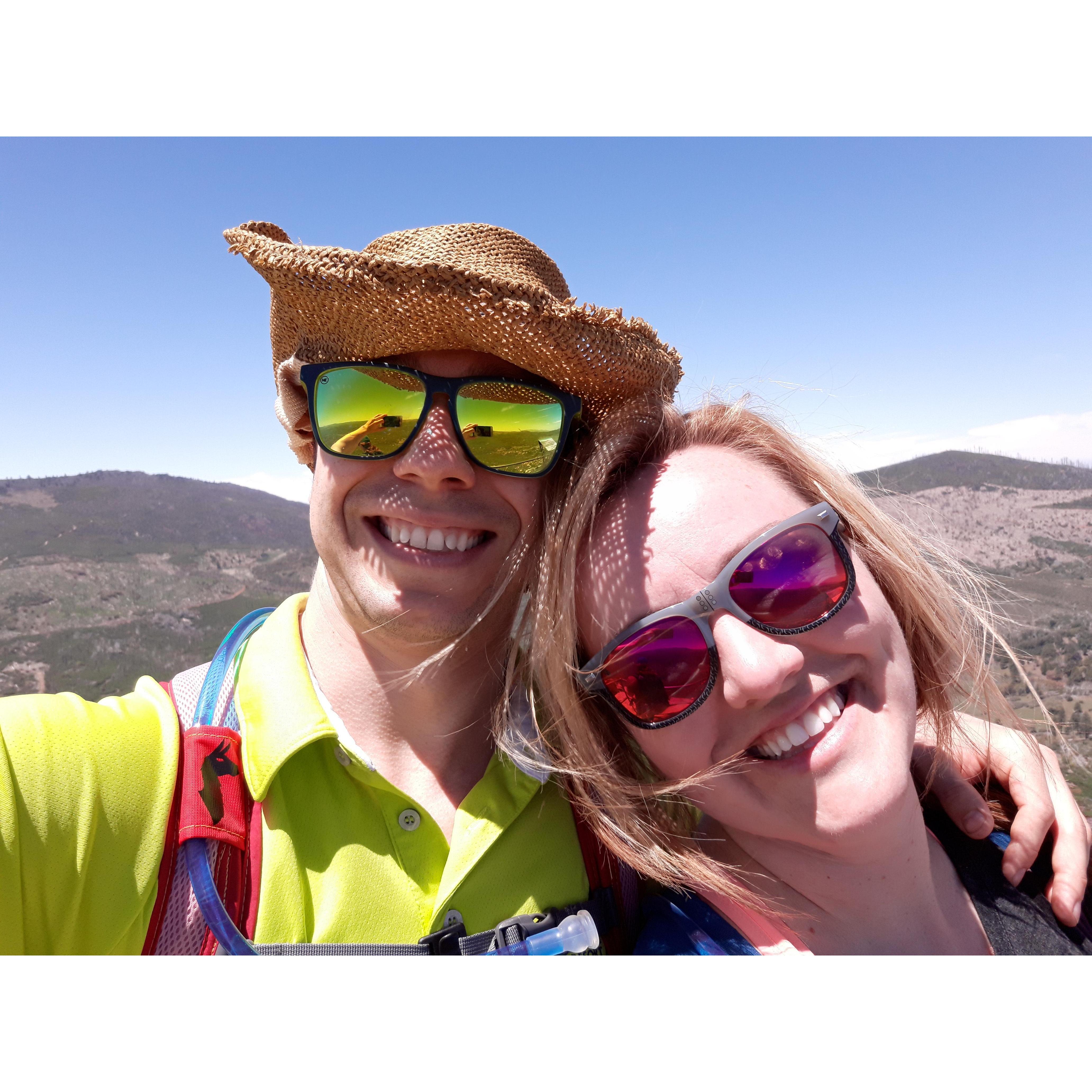 We love camping and hiking