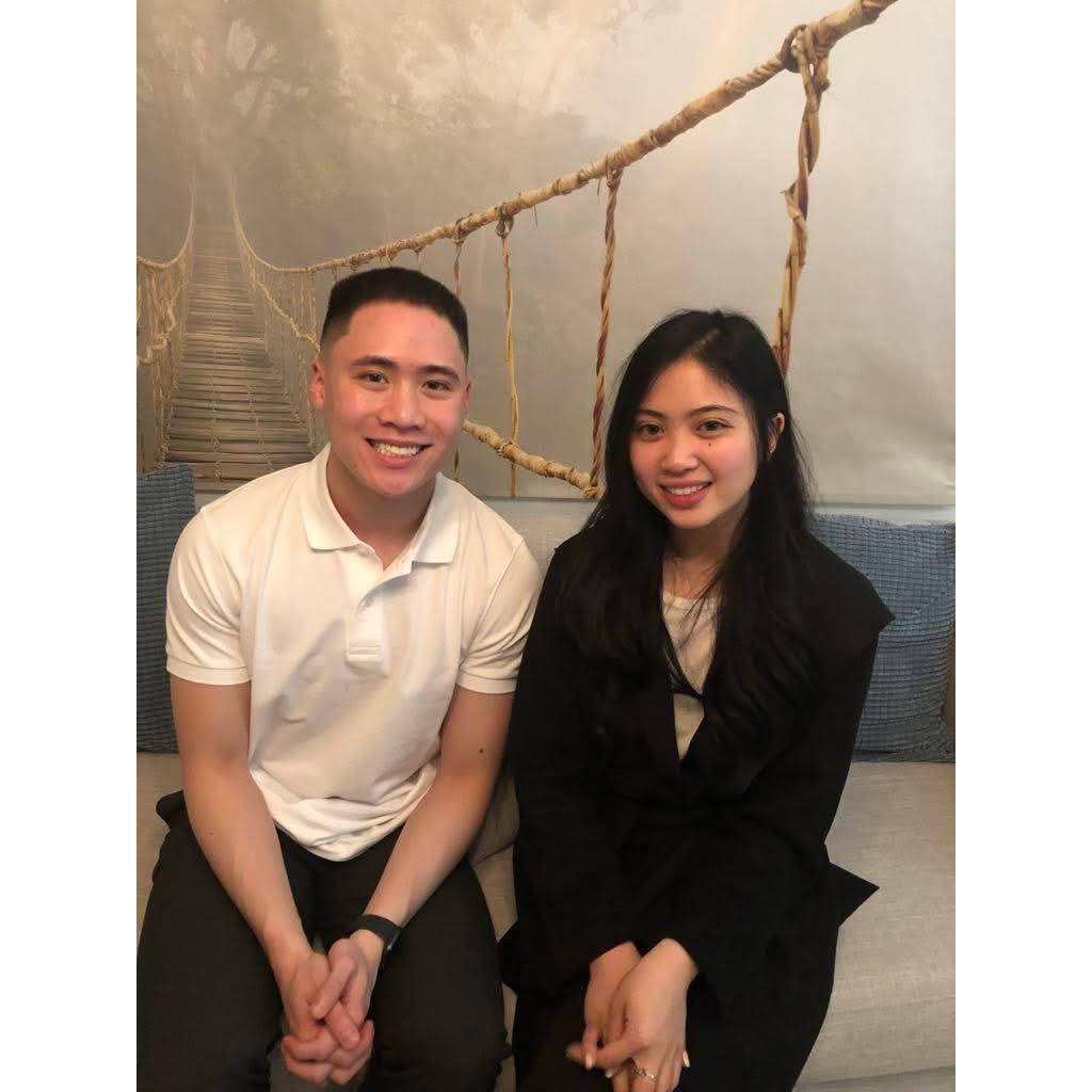 After a year of getting to know each other, I finally mustered up the courage to ask her parents for their blessing to ligaw. Nerves were high, anxiety was real & and to top it off, Trixie’s iPhone took a dramatic plunge into the storm drain right before we walked in. Talk about a sign! 😅 After some catching up (and a little interrogation), the whole family gave their blessing—and just like that, we were official!”