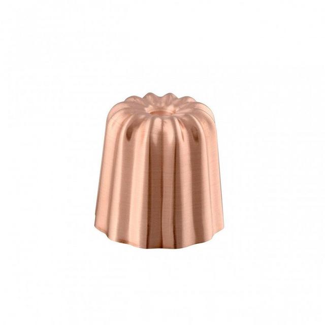 Mauviel M'PASSION Copper Tinned Canele Mold, 2.2-In