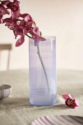 Colorful Glass Column Vase