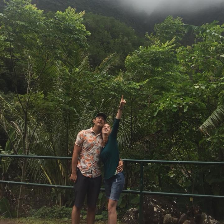 The day after the engagement in Io State Park, Maui, HI.
