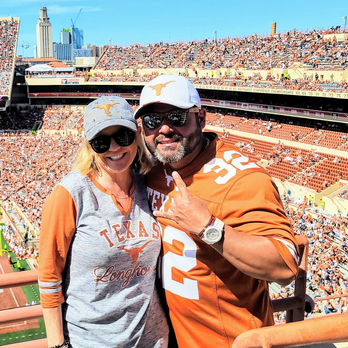 Our first UT game in Austin.