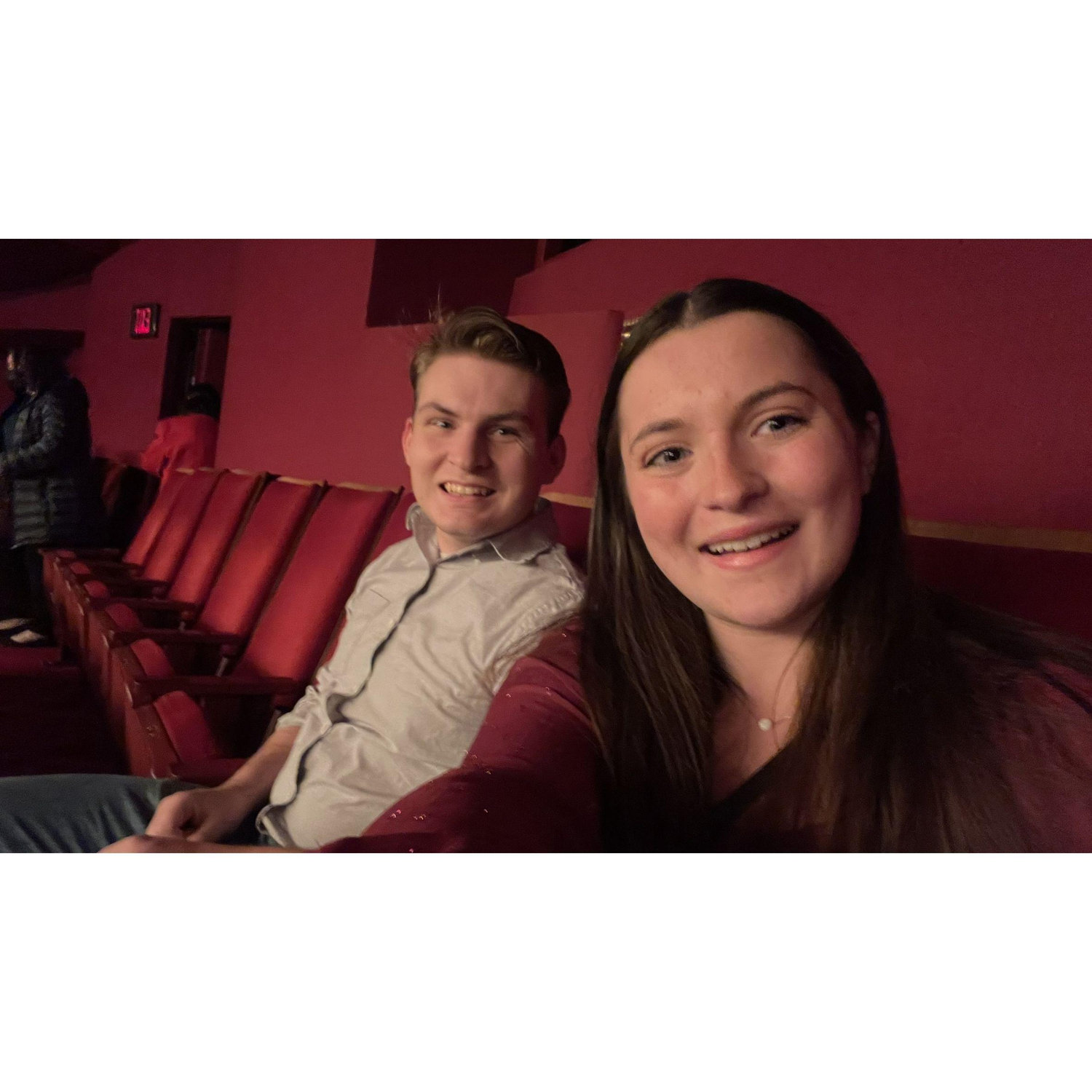 Watching a play at the Kennedy Center (2022)