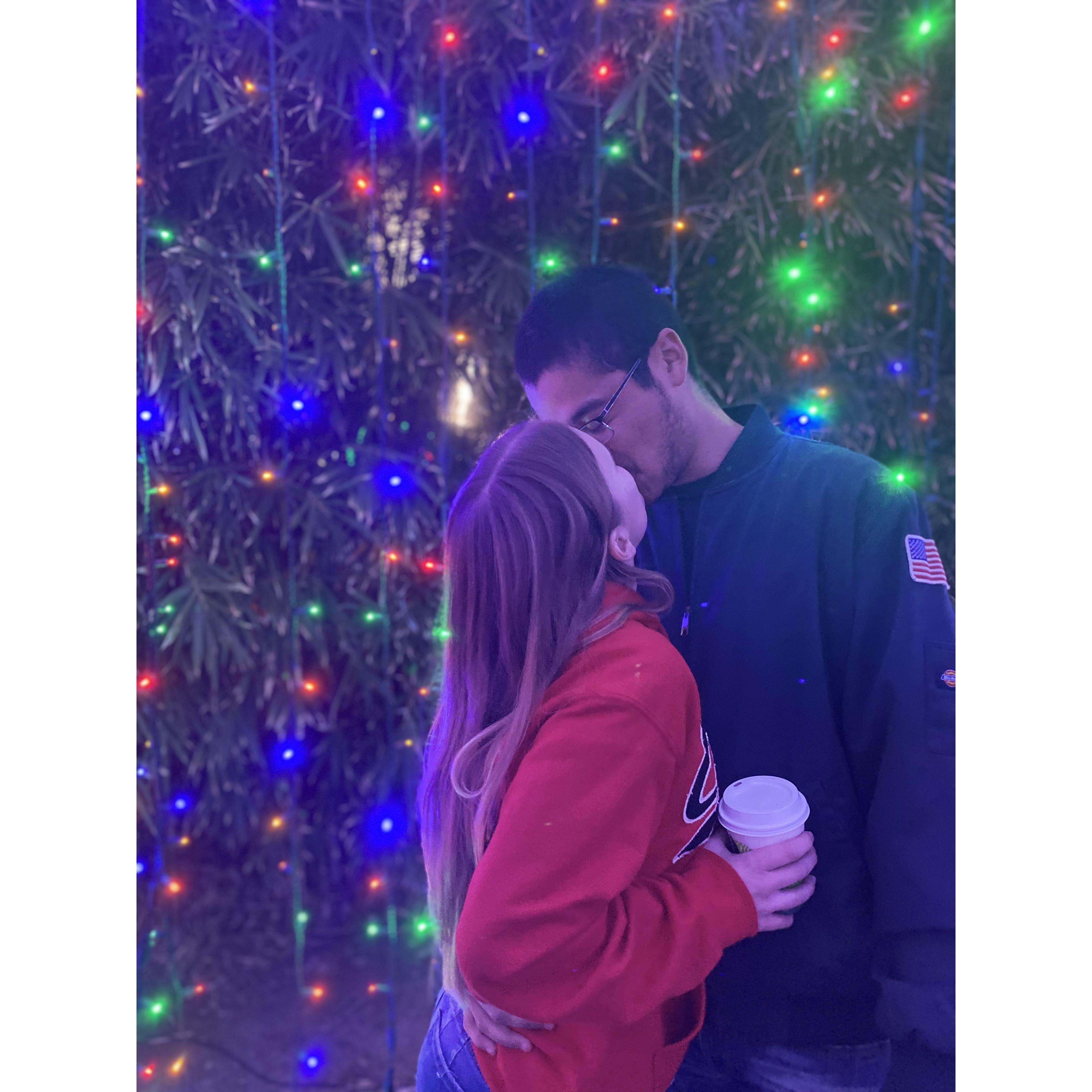 Hot chocolate kisses.