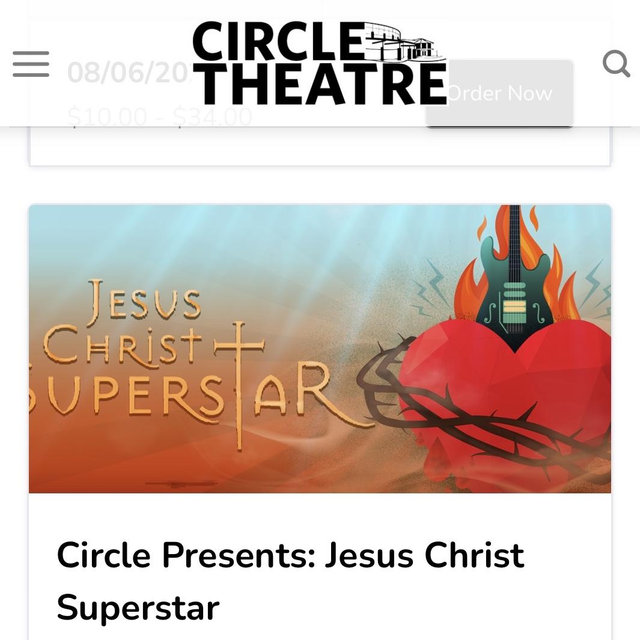 Tickets for Jesus Christ Superstar Play 🎭
