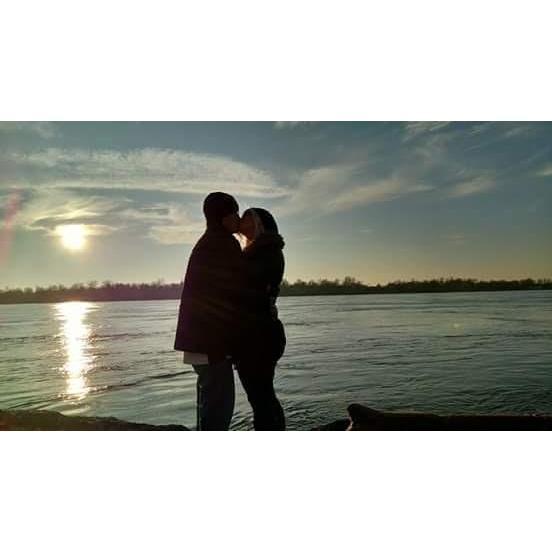 One of our favorite photos! This was our one month anniversary!!