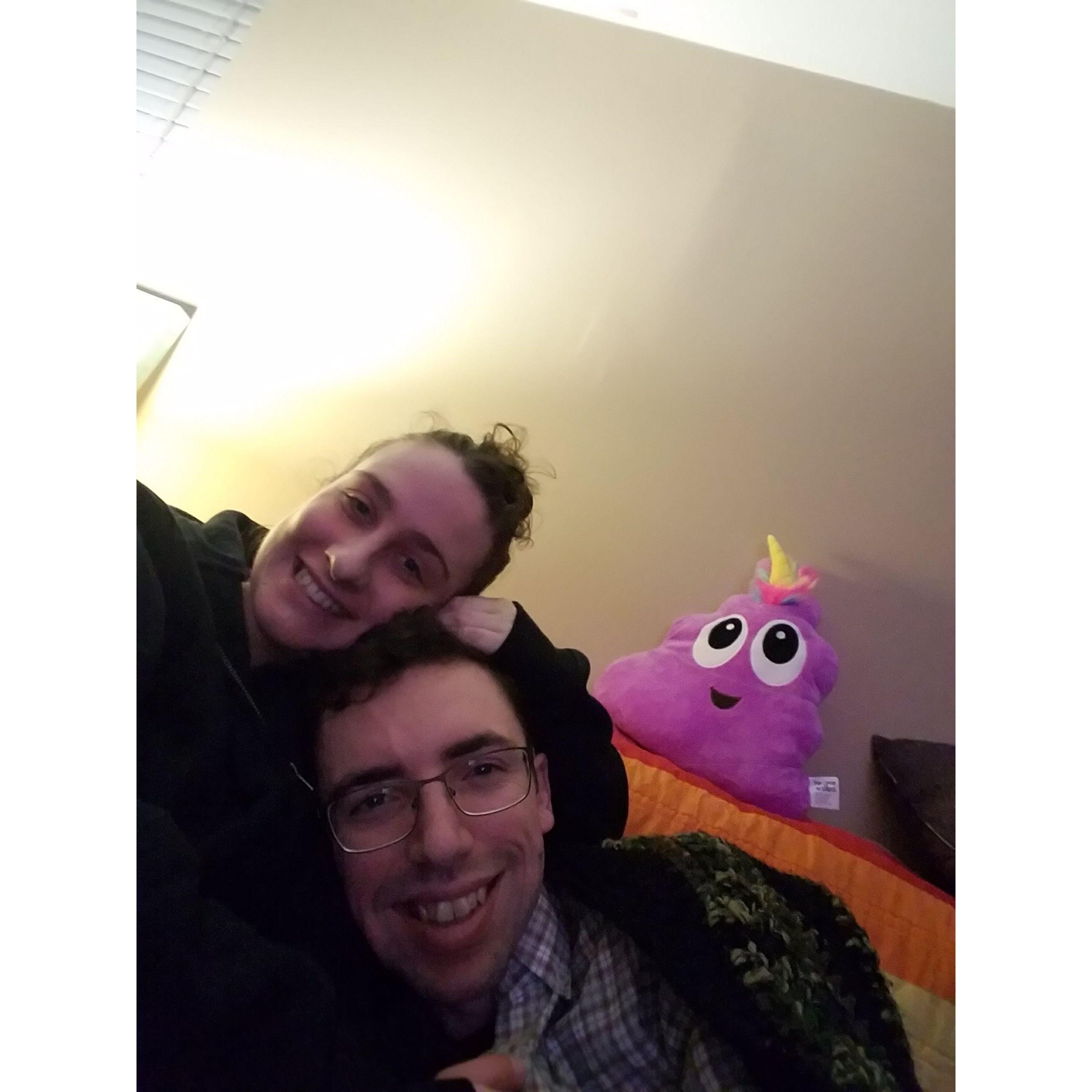 March 2018 - moved back to Southeast PA into an apartment in Hatfield, PA (featuring Poonicorn)