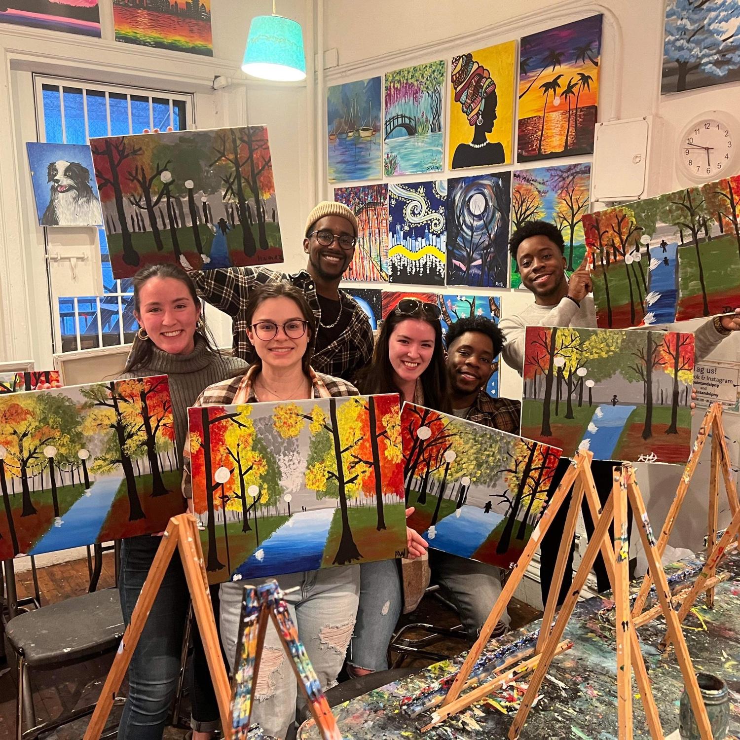 March 16th 2023 - Paint and sip 🍷