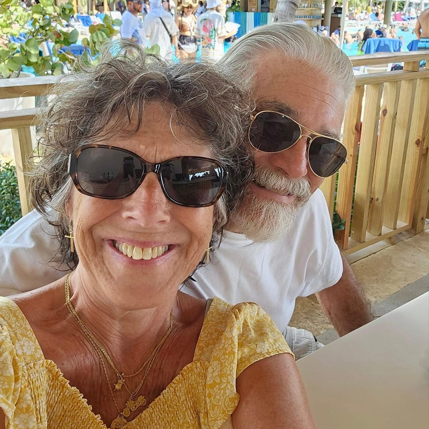 These are Dawn's long-time friends Judy and Bob Pyer. Dawn and Bob worked together 25 years ago at the old ESC! What fun times we had!