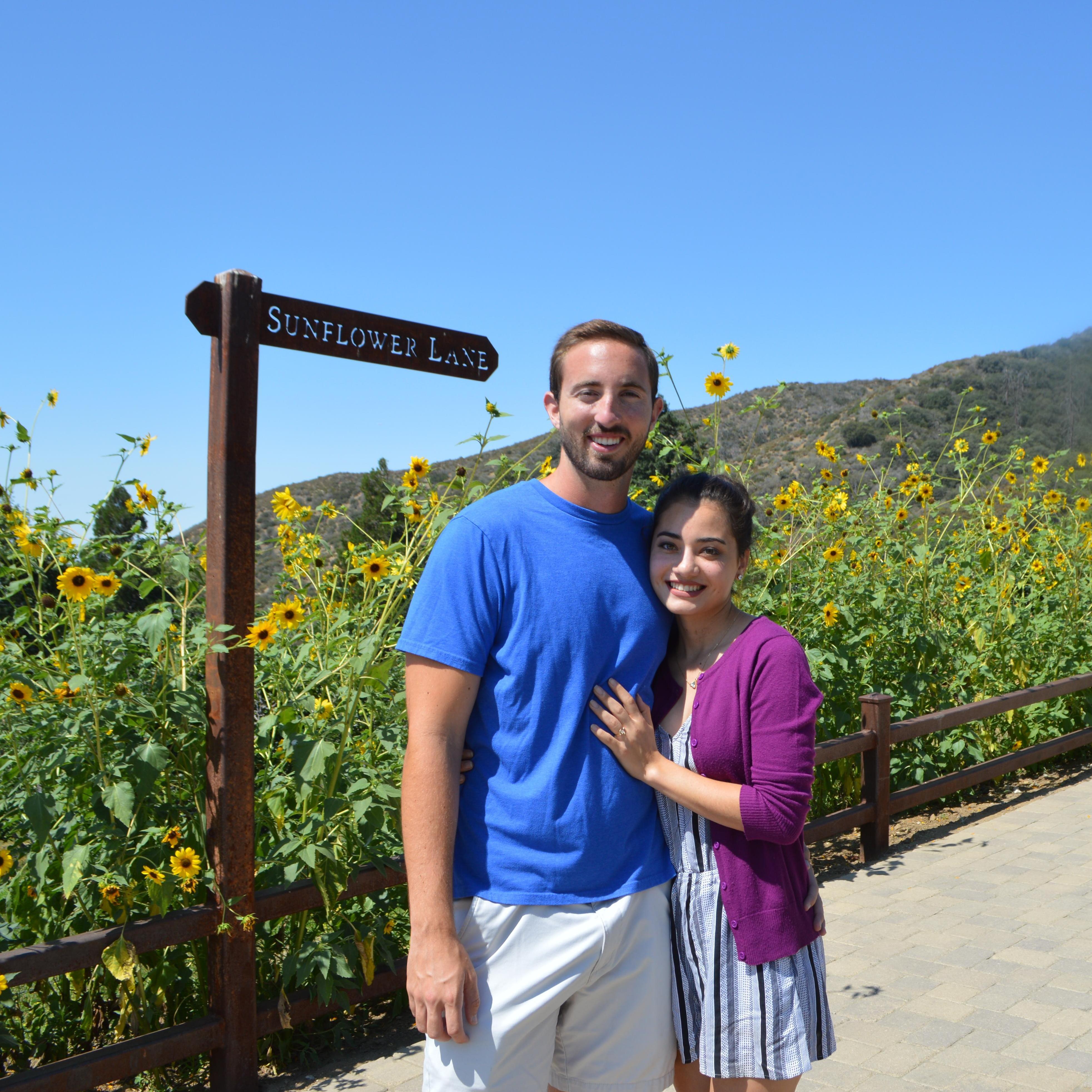 The place where Trevor proposed!