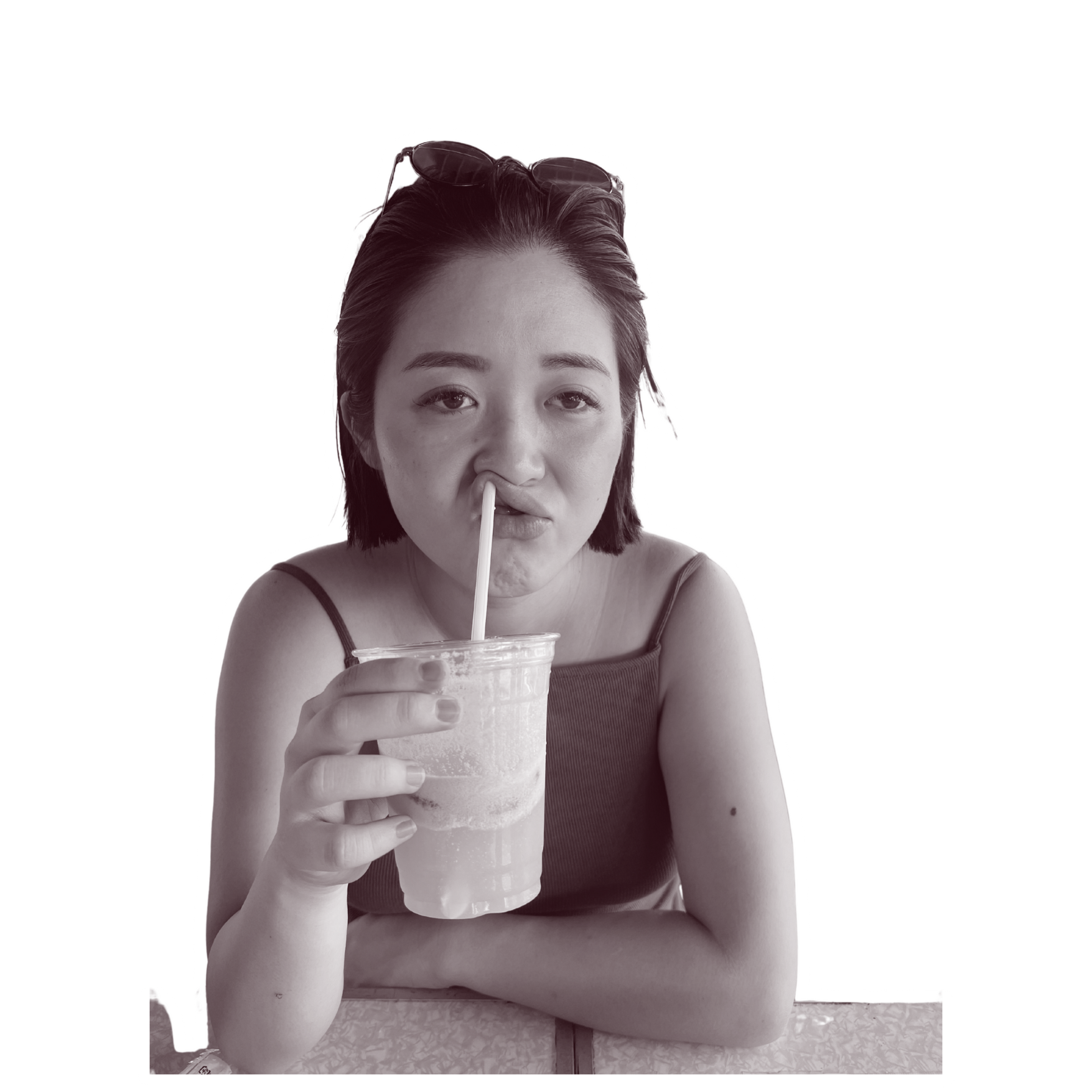 I was sick of staying home during my pregnancy - so we came to the flea market but it was too hot outside