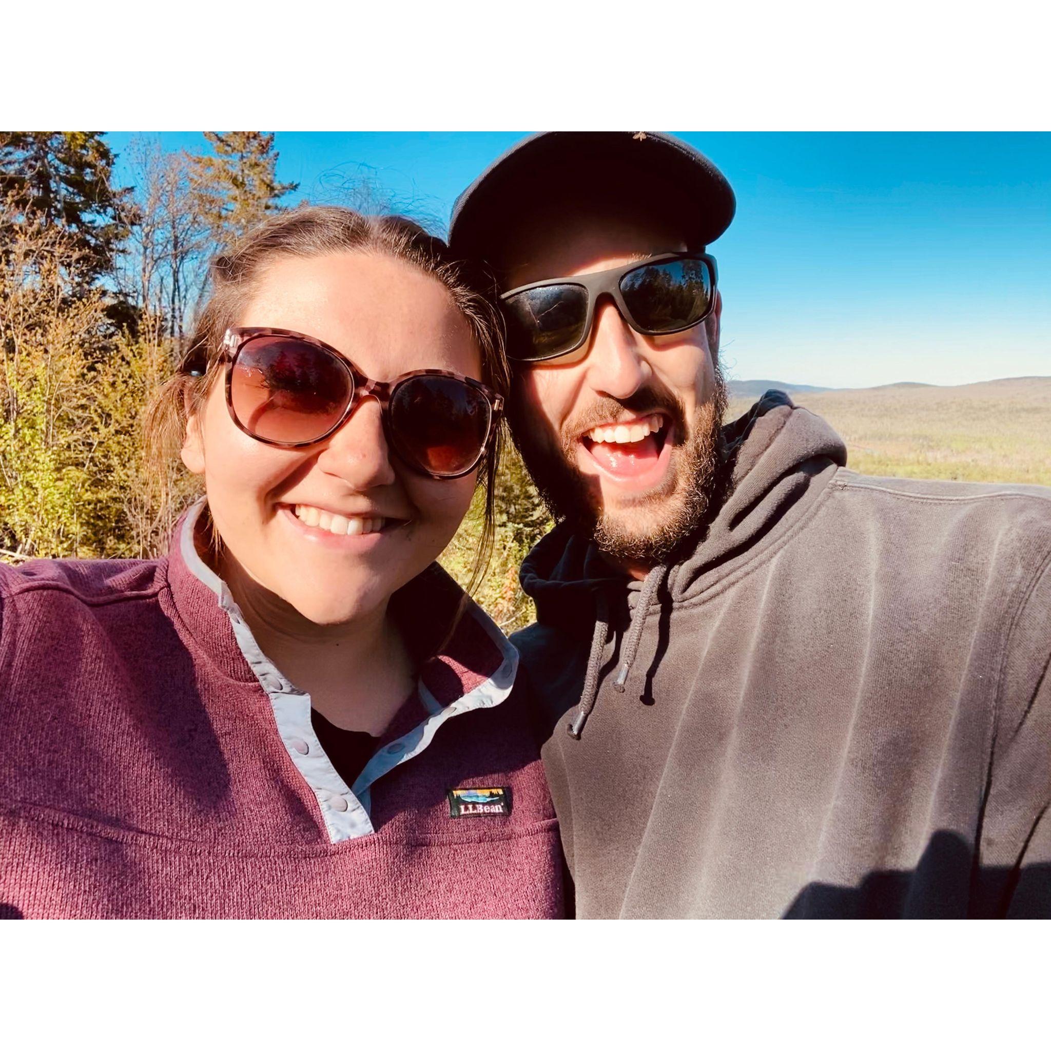 Another pic from camping. Katahdin was right behind us.