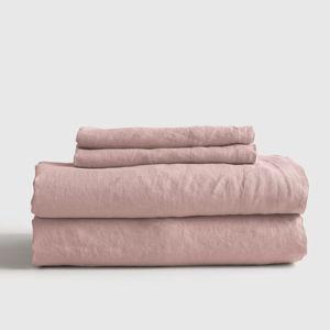 QUEEN Linen Sheets | Quince in Dusty Mauve