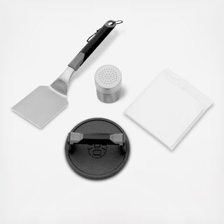 Cookout 4-Piece Cast Iron Smash Burger Set
