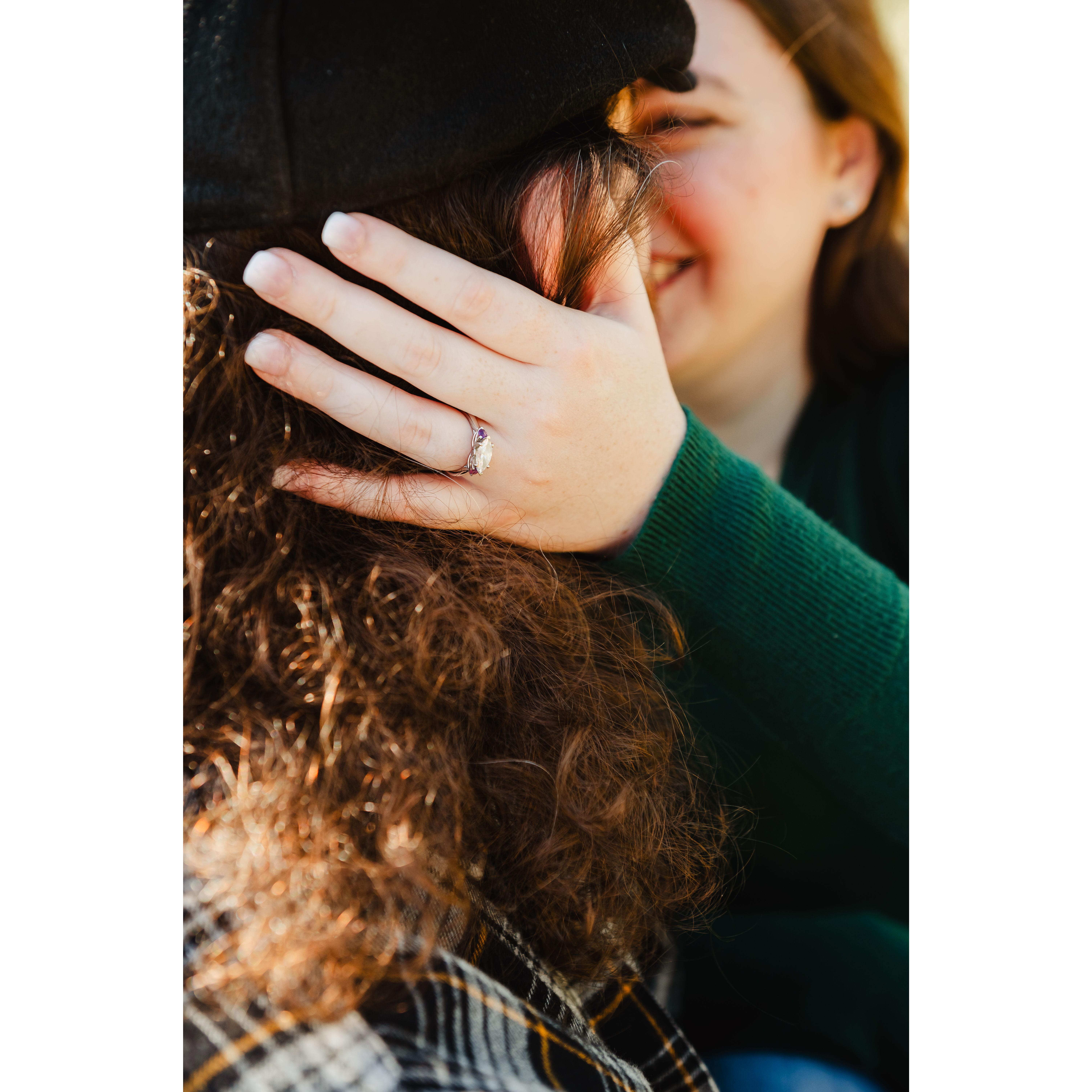 From our engagement photo shoot at Pomeroy Farms, taken by the incredible Erika Renae!