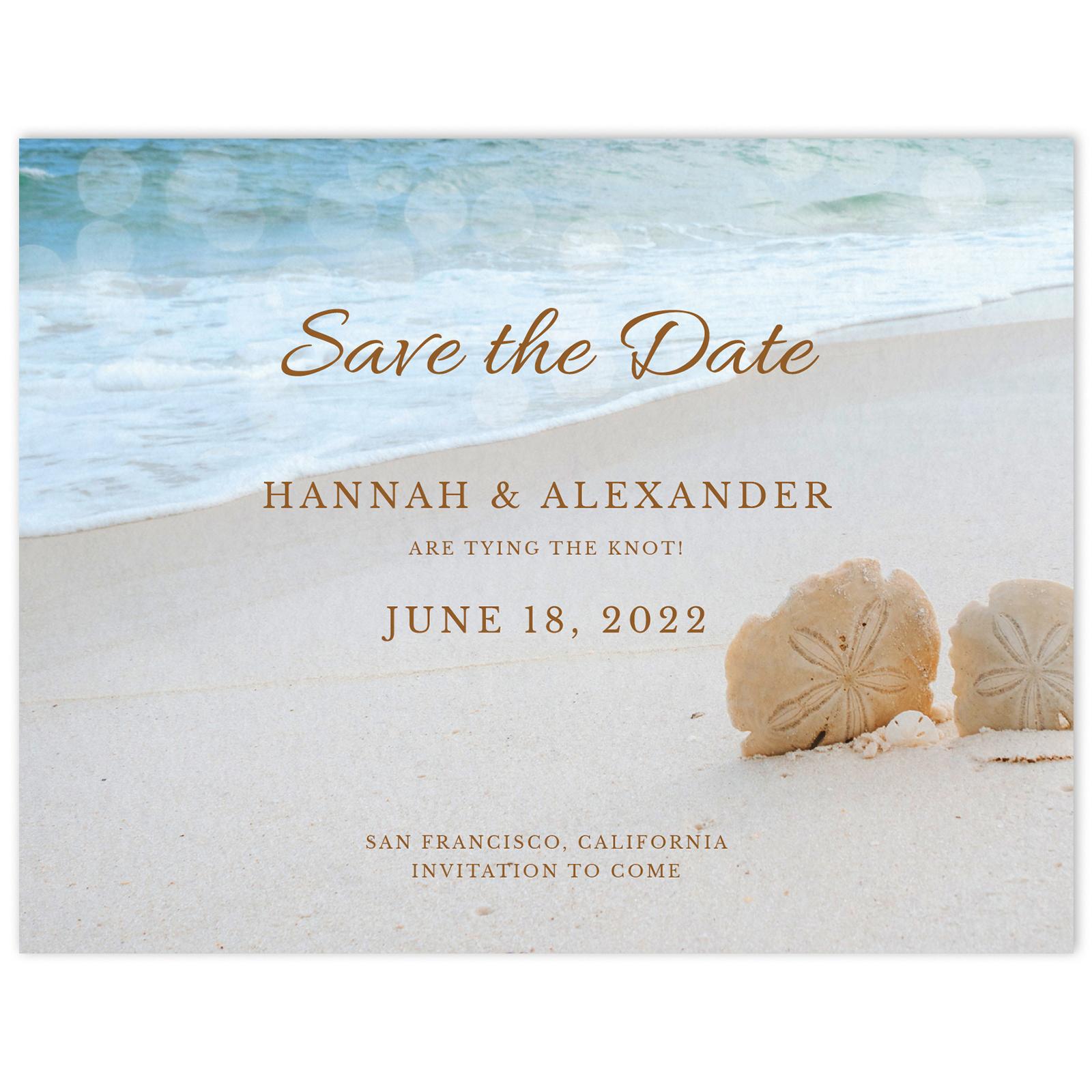 Destination wedding online save the date