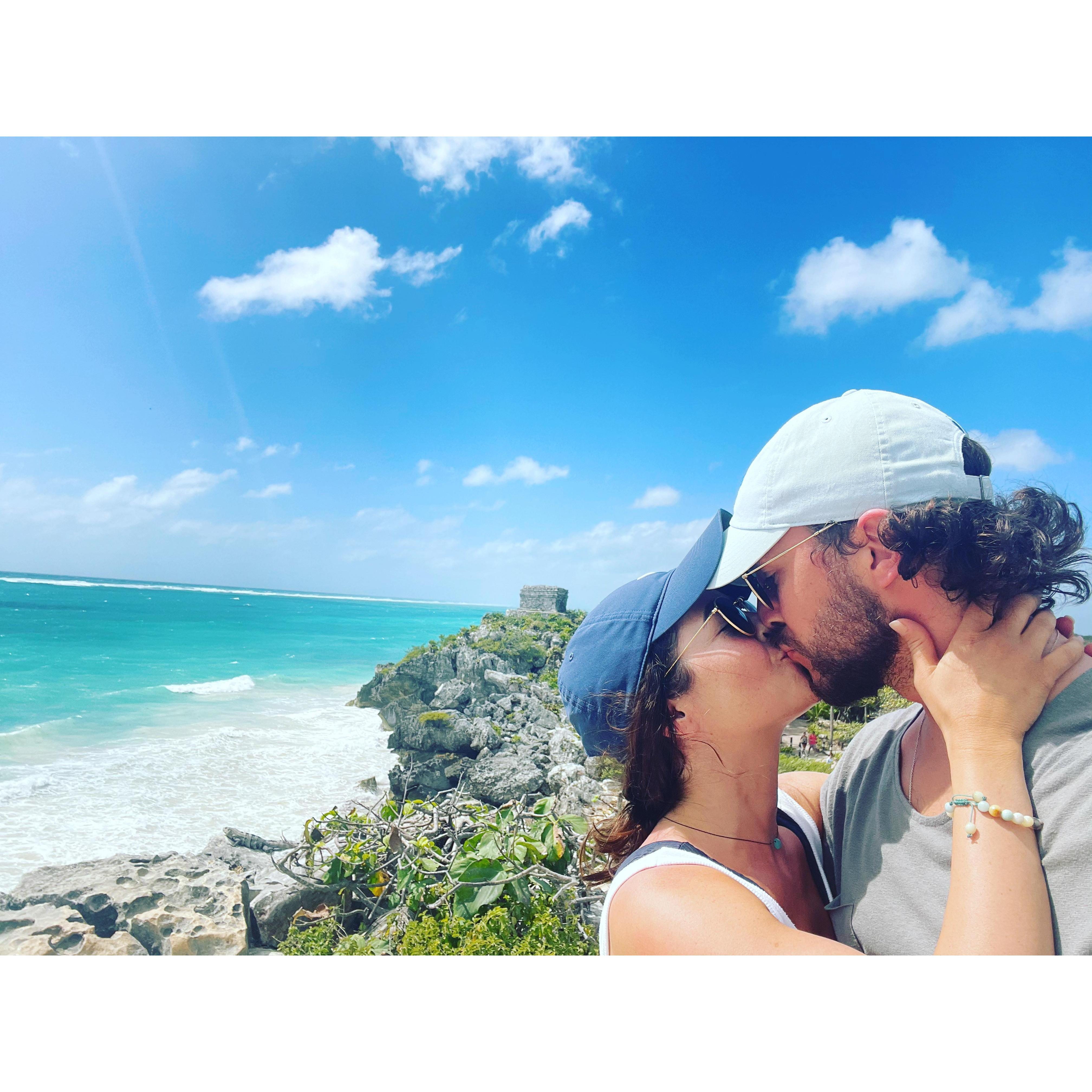 Visiting the Tulum Mayan Ruins!