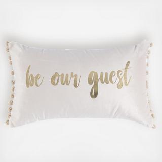 "Be Our Guest" Throw Pillow