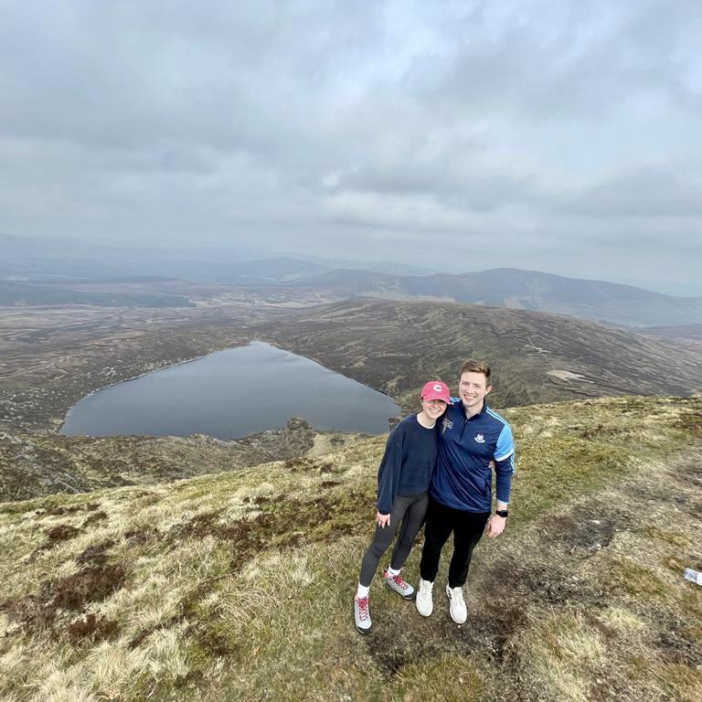 Hiking Lough Ouler in Wicklow Mountains