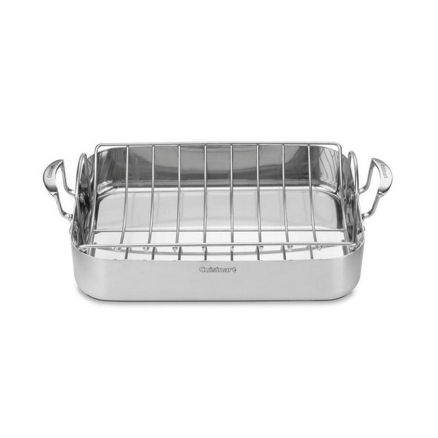 Cuisinart MultiClad Pro 16" Rectangular Roaster with Rack