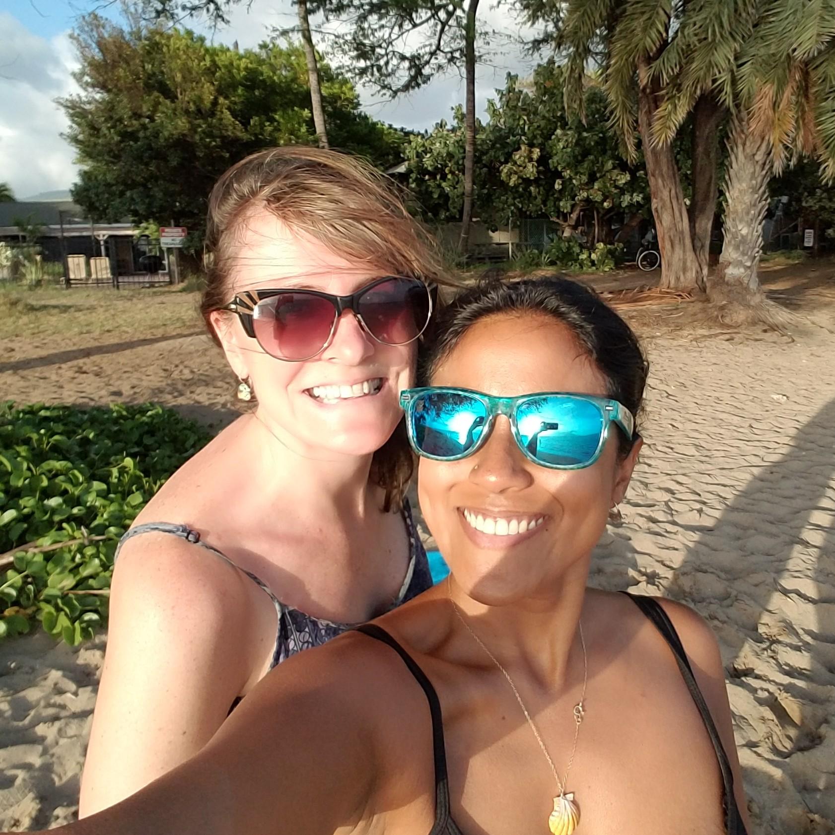 Bronwyn and Neng. Maui, April 2017